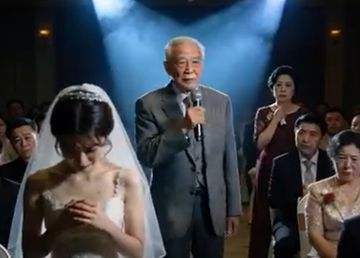 At her wedding ceremony, my daughter labeled me “staff” and her new family laughed at my clothes, i let the humiliation run its course, then quietly took the microphone to make one announcement, and their faces went pale.