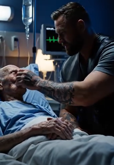 The biker I attempted to kill years ago returned—to hold my hand as I die.