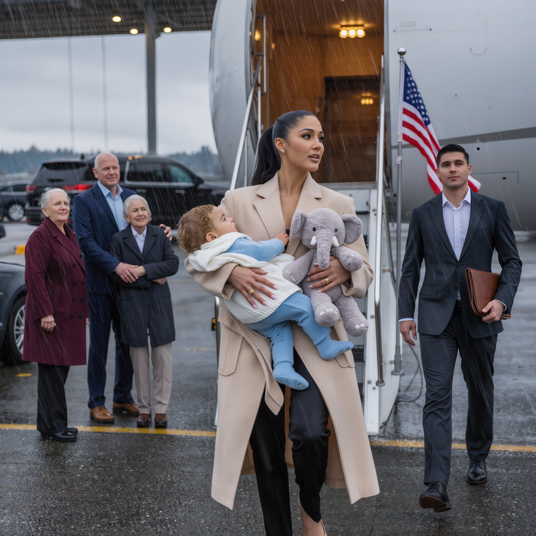 ‘You’re not worthy of our family,’ my husband and his parents said when I couldn’t give him the baby they demanded so I walked out with one suitcase. I stayed silent for four years… until I stepped off a private plane with my two year old son and a man they’d never seen before, and their faces told me they still had no idea this was only the beginning.