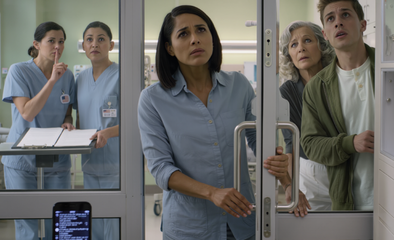 After saying goodbye to my husband in the ICU, I walked out of the hospital with tears still on my face… and then I overheard two nurses whispering something I was never meant to hear. One of them said, ‘I still can’t believe they’re going through with it.’ The other replied, ‘And she has no idea.’ I stopped cold because in that moment, it didn’t feel like grief anymore. It felt like a plan.