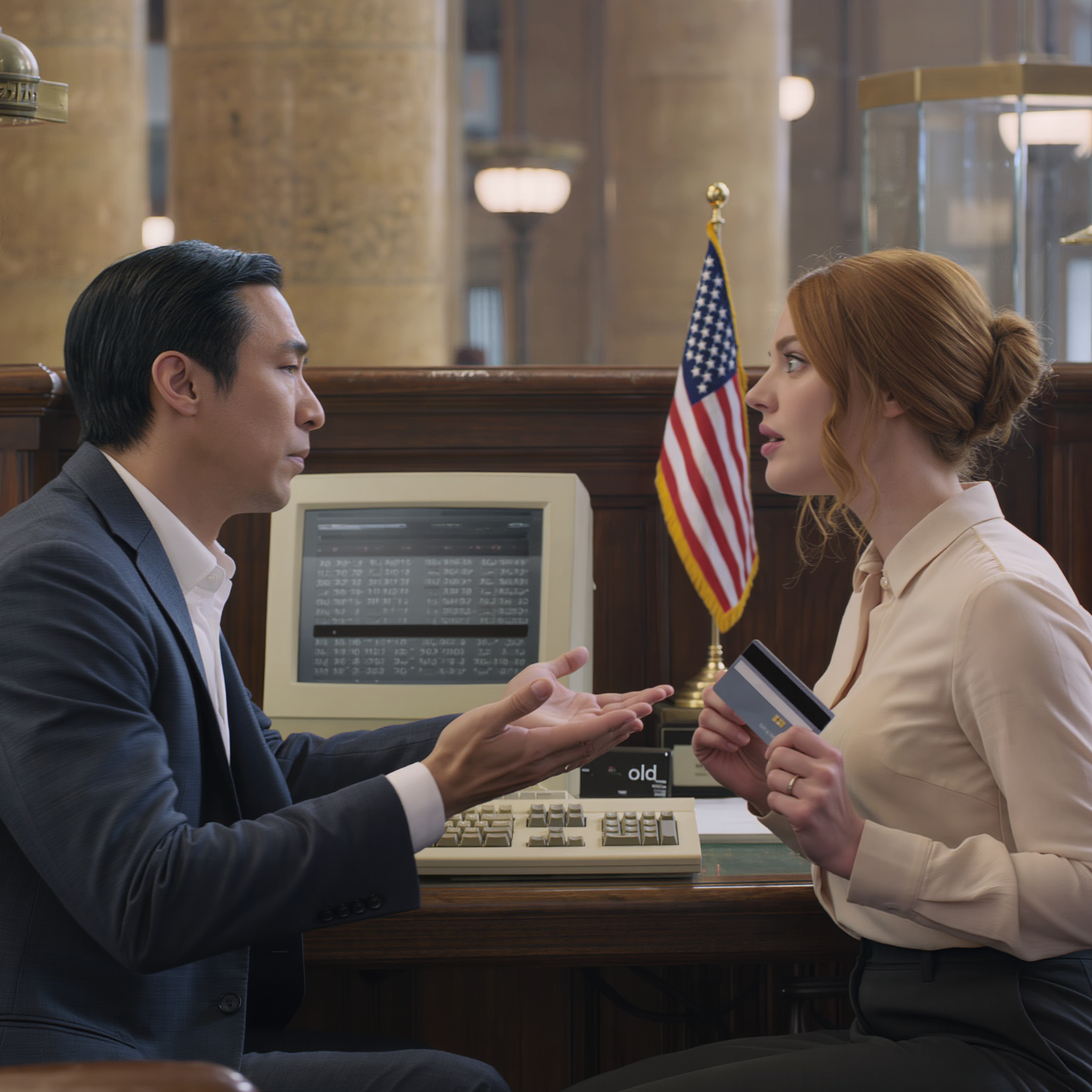 ‘There’s no place for you in this house. You’ve never accomplished anything great on your own in your life!’ my husband said, telling me to move out and find somewhere else. I almost burst into tears. With no other options, I went to the bank and took a chance using my father’s old card. The manager stared at the screen, motionless like a statue, then said, ‘Please sit down, ma’am.’ At that moment, I knew my life was about to change.