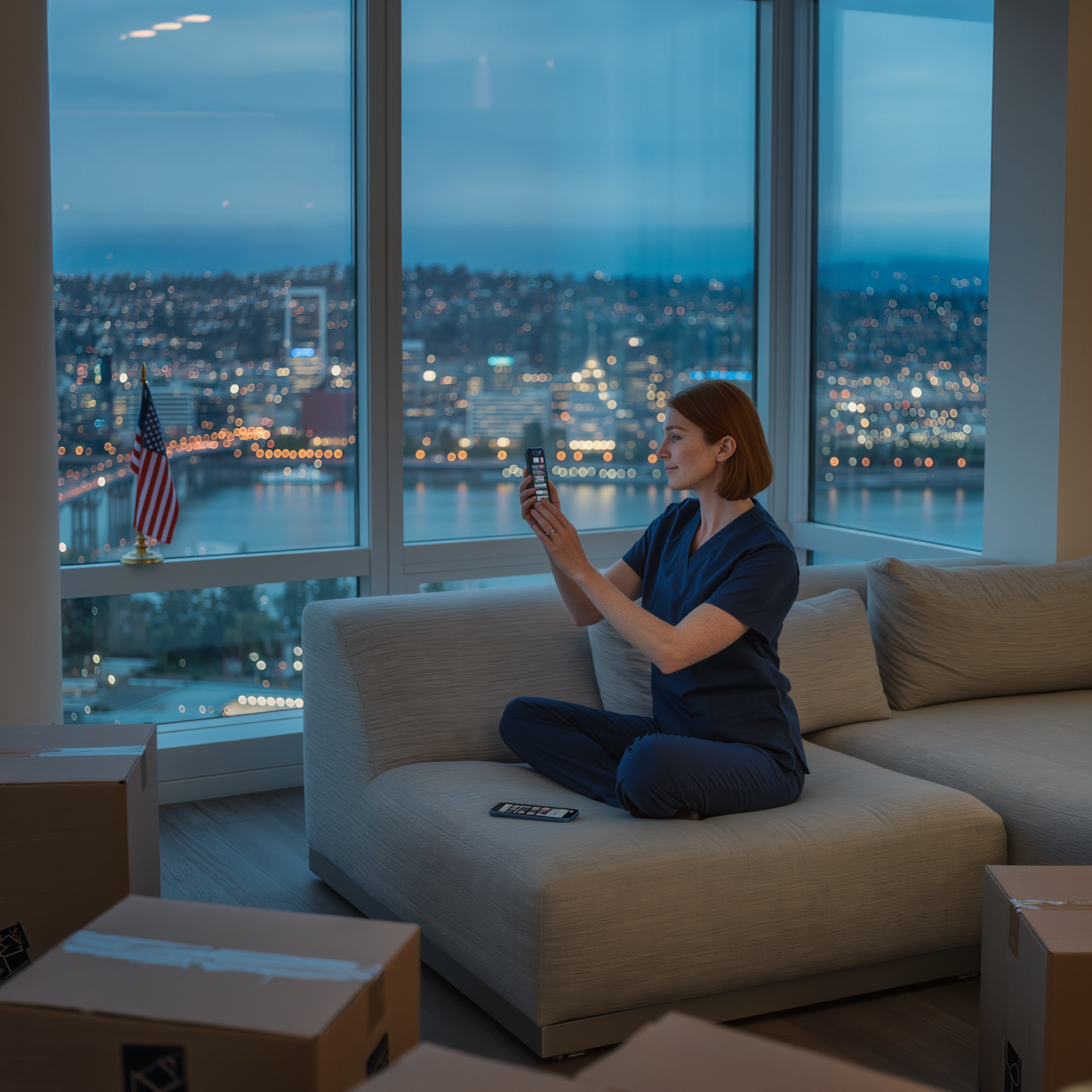 After 8 years of working double shifts at the hospital, I bought my first apartment on the 14th floor with a straight-on view of the Portland skyline and invited my whole family to celebrate—they all said, “busy.” That night I posted exactly one photo of the floor-to-ceiling windows, my phone started vibrating nonstop, and they even showed up at my workplace. I stayed silent, nodded yes to a dinner… and prepared something that would make them realize what they’d missed.