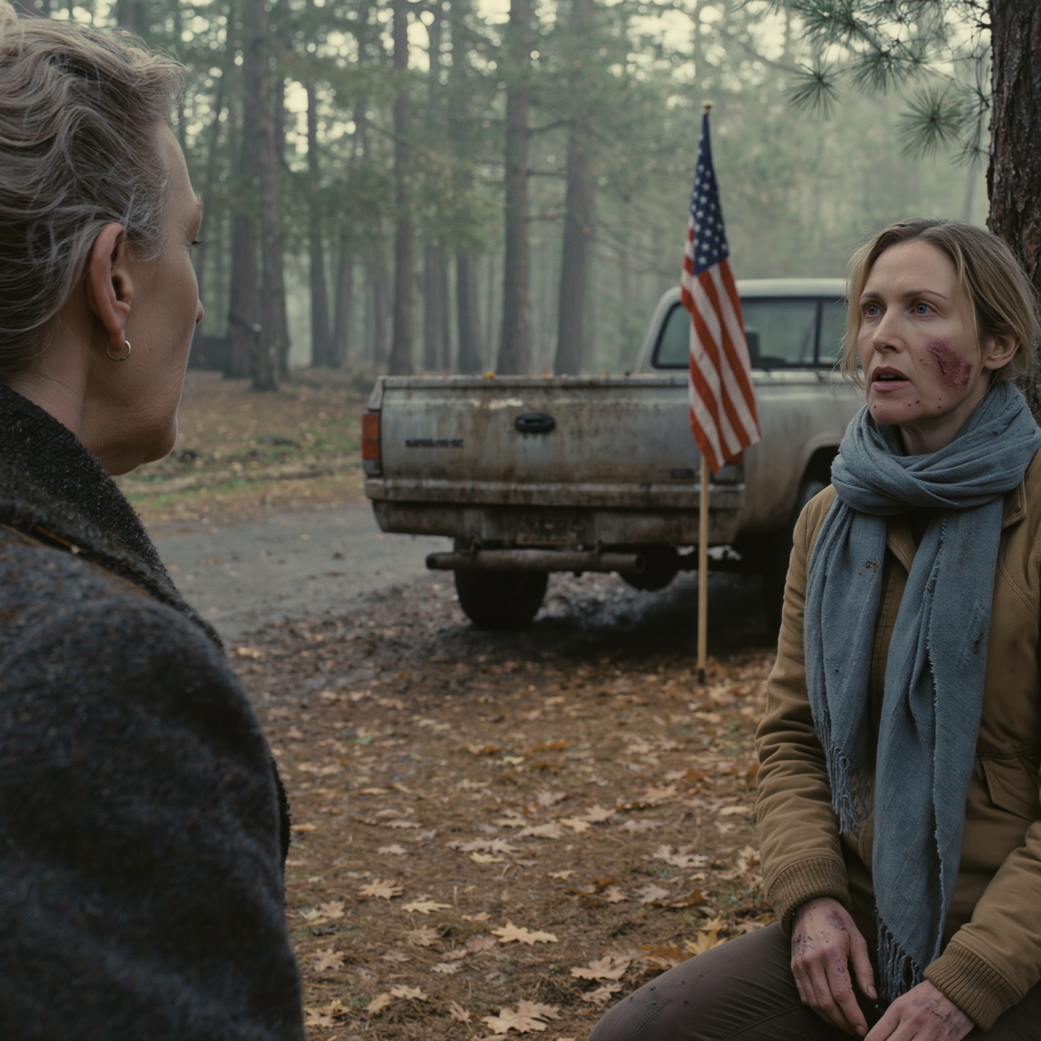 Driving home on a cold afternoon, I got a strange call: my daughter was barely breathing in the woods. She gripped my hand and whispered, “my mother-in-law… she said my blood was dirty.” I didn’t take her straight to the hospital—I dragged her home, tore something off from under my car, then texted my brother one sentence: “It’s our turn—bring back what Grandpa taught us.”