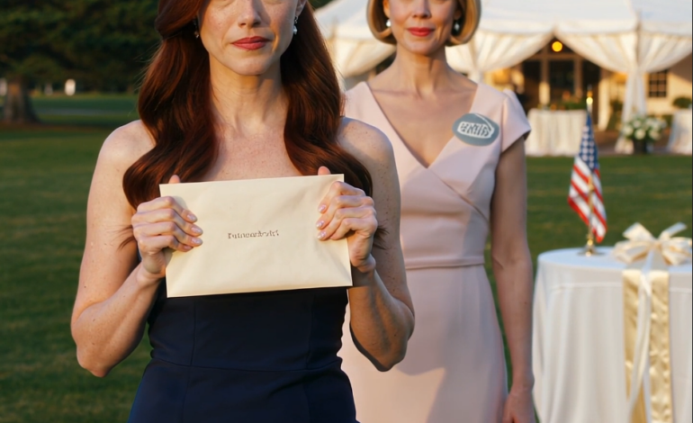 I showed up to my sister’s wedding with a gift I’d saved for three years—then they pinned a gray badge on me that said “Limited access guest.” My mom leaned in and whispered, “That means no plate.”