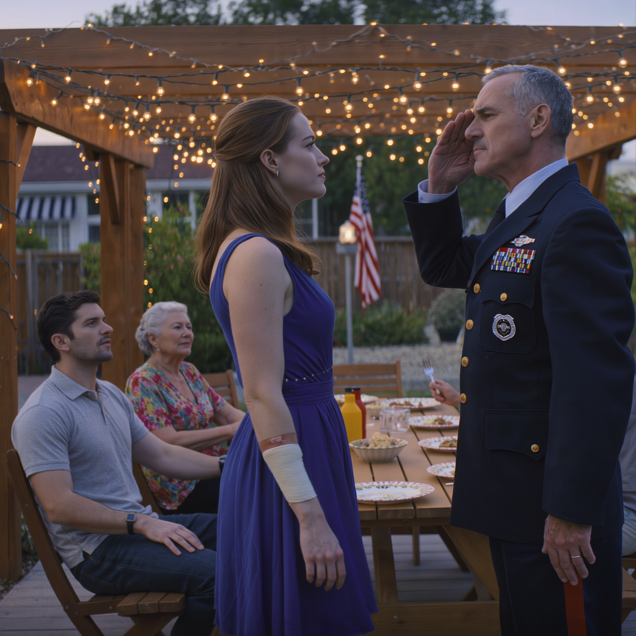 Why don’t you cover that scar?’ my brother asked, loud enough to clip the laughter under my aunt’s pergola. ‘No one wants to see that while we’re eating.