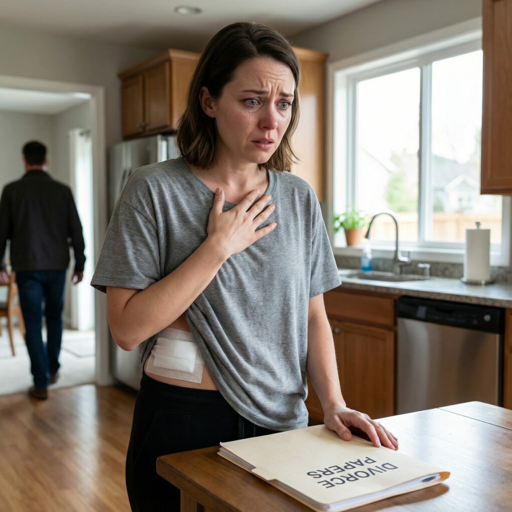 I donated my kidney to my husband. When my wound hadn’t even healed yet. He threw the divorce papers in my face. I was so happy that…