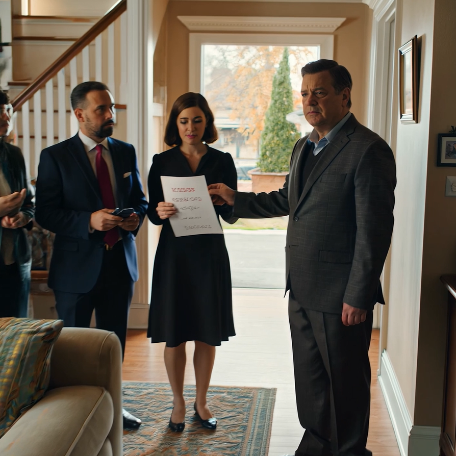 At my son’s funeral, my daughter-in-law gave me 30 days to leave my home. I just smiled, packed a bag, and quietly left. The next morning, she got a visitor. The police were at her door.