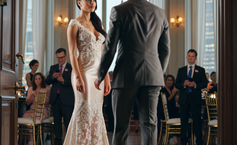 She was left at the altar, and as everyone murmured, her boss approached slowly, leaned in, and whispered, “Play along. Pretend I’m the groom. Music—now.”