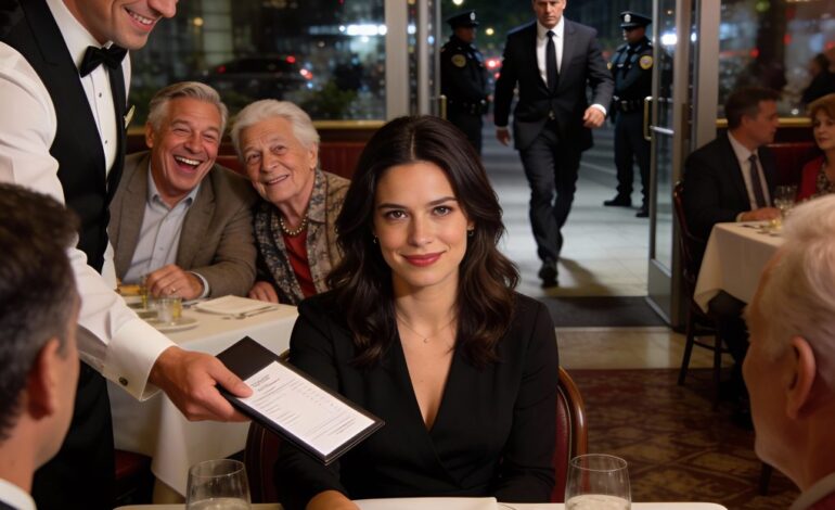 “Five dollars? That’s all your ‘poor’ husband can afford?” my parents laughed as the waiter smirked and slid the bill toward me. My grandparents’ friends leaned in, hungry for the show. I kept my smile, paid quietly, and whispered, “Don’t worry… I’ll handle it.” Outside, my husband’s hand brushed mine. “Are you sure?” he asked. I nodded—because the restaurant’s owner had already received my message. And in minutes, their ‘luxury’ night would become the scandal that destroyed them.