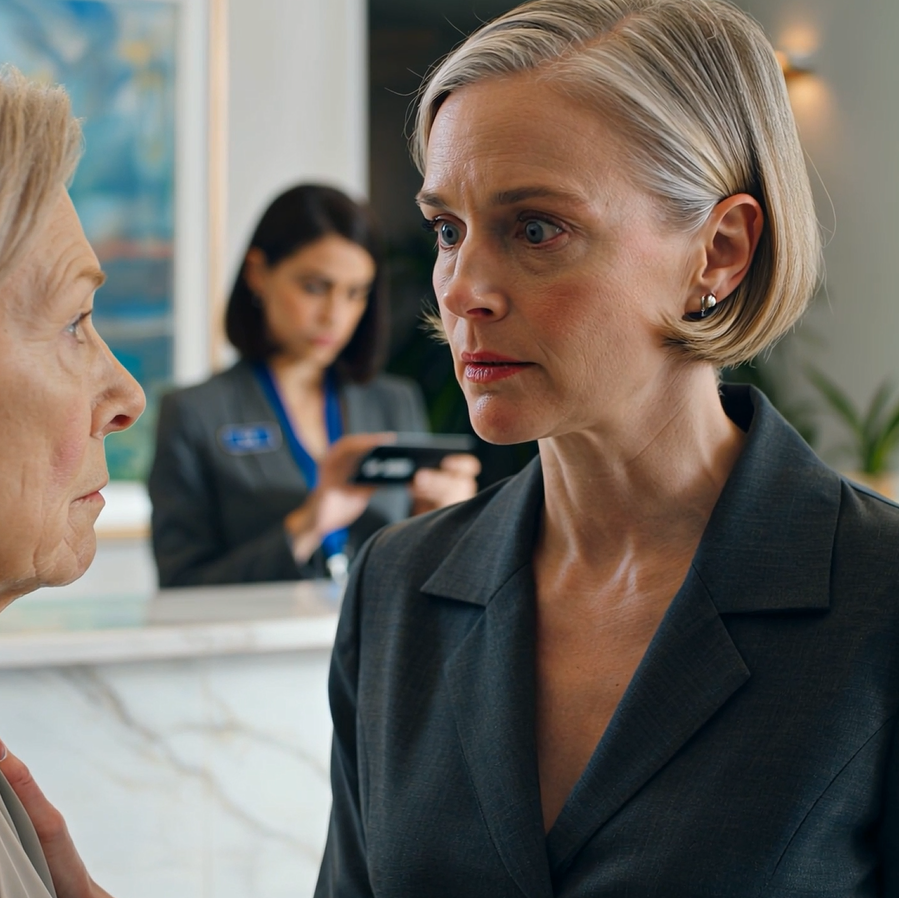 My daughter took me to the spa and said: “It’s my treat, Mom. Relax for tomorrow.” There, the receptionist grabbed my arm and whispered: “Don’t trust her. It’s a trap.” So I ran out the back door. When I got home, a surprise was waiting that made my blood run cold…