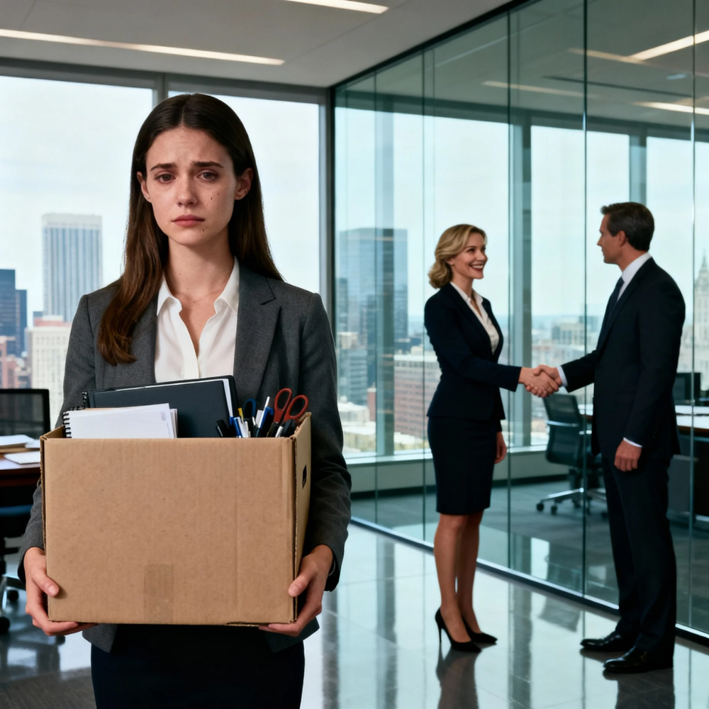 MY MANAGER GRINNED AS MY BOSS FIRED ME. “CONGRATS-YOU FINALLY PULLED THE THORN FROM YOUR SIDE,” SHE SAID, WALKING UP TO HIM AND IGNORING ME. I LEFT AND HANDED EVERYTHING OVER… I JUST “FORGOT” A FEW CRITICAL LICENSES. WHEN THE OPERATING LICENSES EXPIRED, AN OLD COWORKER TOLD ME THE CEO GRABBED MY BOSS BY THE TIE AND SHOUTED: “WHO GAVE YOU PERMISSION TO FIRE HER?