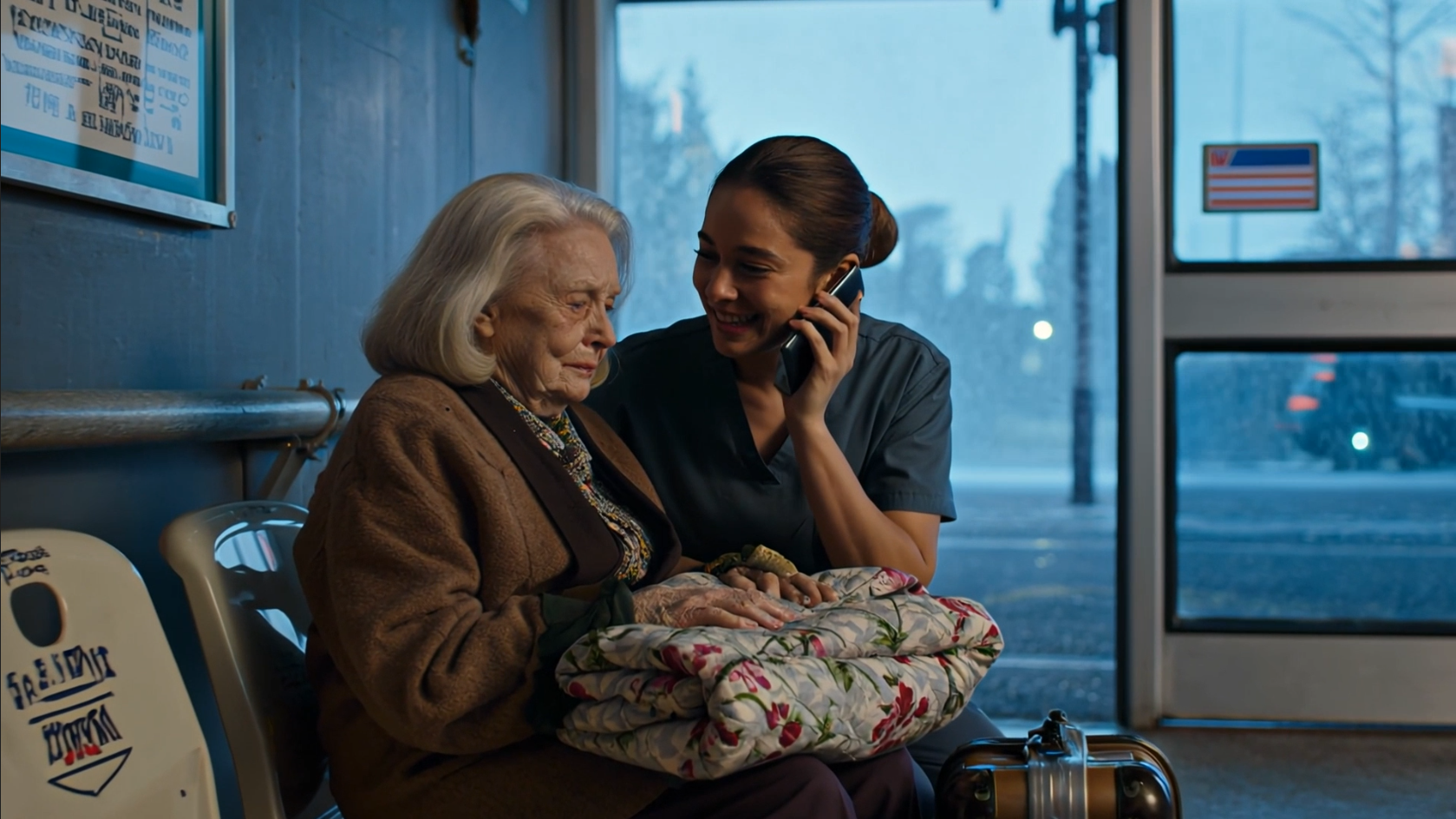 My daughter-in-law announced on New Year’s Eve, “We’re moving you into a care facility. You’re too old to be useful.” I didn’t argue or cry in front of them. I packed one suitcase, slipped out during their party prep, and walked straight into the cold night like I was erasing myself on purpose. My name is Evelyn Baker. I’m 75, and for twelve years my “room” has been a gu