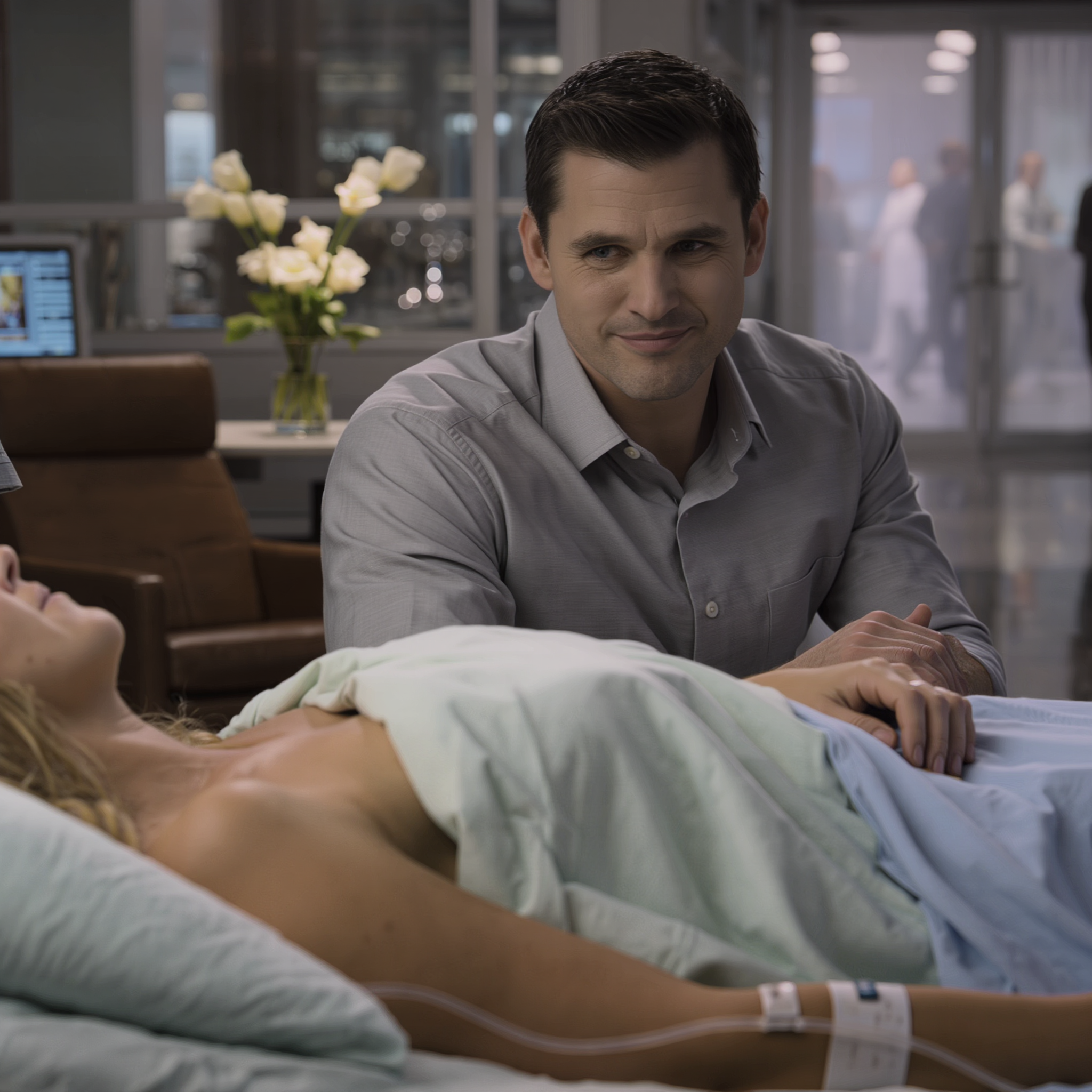 When the doctor said I only had 3 days left to live, my husband held my hand and laughed: “Finally, it’s about time – your house and your money are all mine now.” Five minutes after he walked out of the room, I just called the cleaning lady over and said one single sentence, and from that moment on, the life of that “money-loving husband” went straight off a cliff.