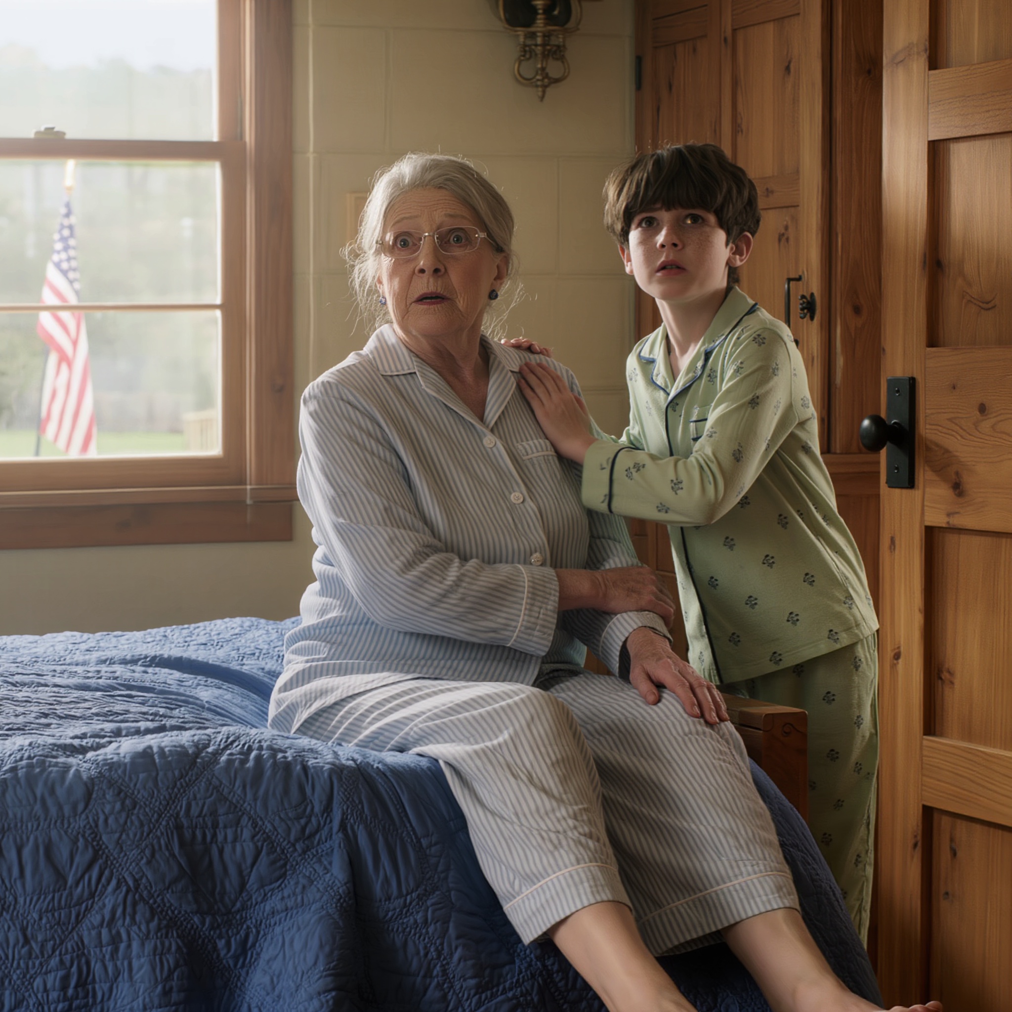 A day after I moved to stay at my son’s house, when I had just woken up, my grandson was already standing right next to the bed, gently shaking me and saying: ‘Grandma, you should find another place to live. Follow me, I will show you.’ I was startled and hurriedly followed him.