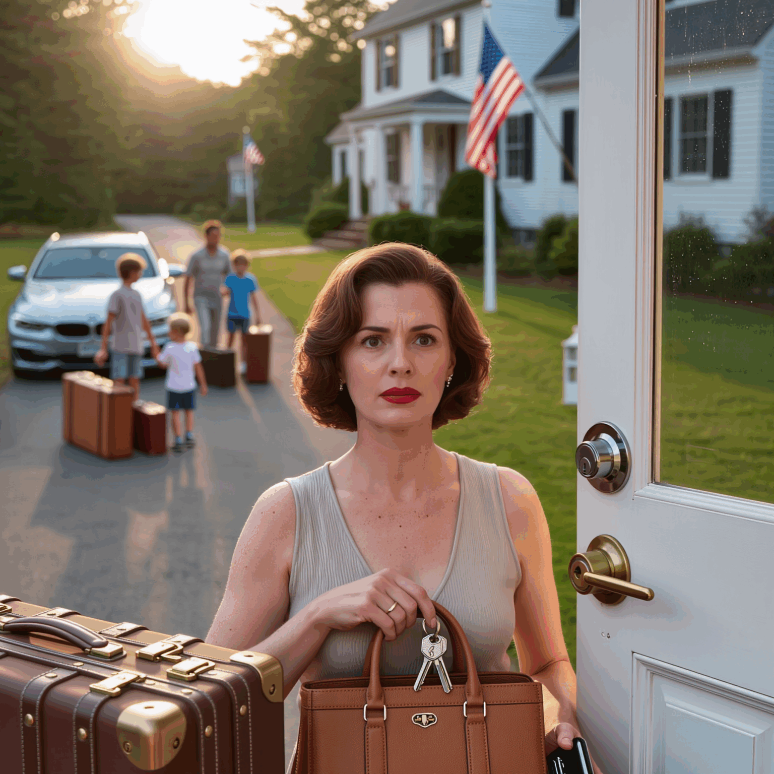 My daughter texted me: ‘You won’t be coming to Cabo with us today. My husband only wants his family there.’ That message came after I was the one who had paid for their entire new house. So I simply exercised my rights. When they came home and saw the locks had been changed, my phone was instantly flooded with over 99 missed calls.