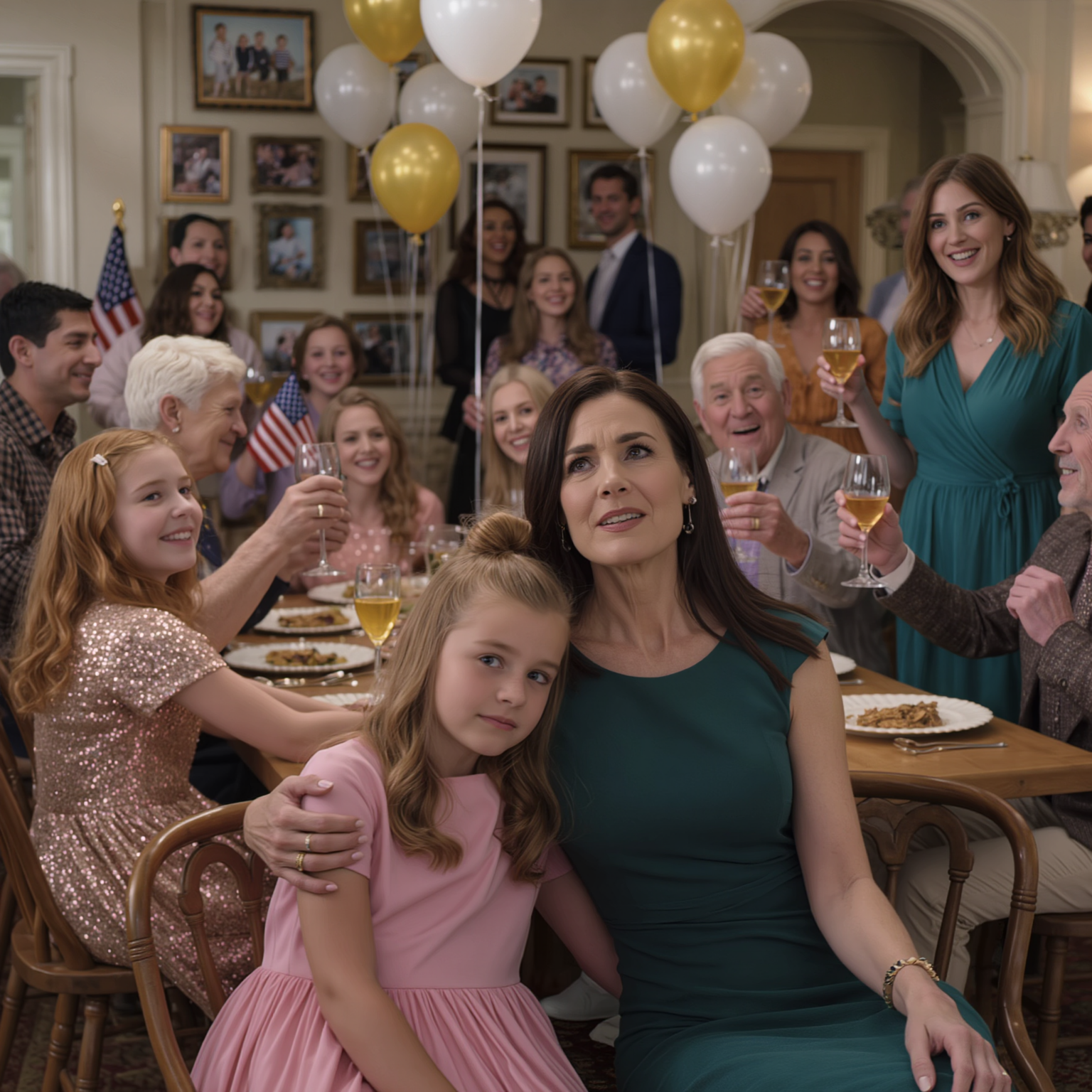 At my parents’ wedding anniversary, they deliberately erased my 12-year-old daughter. They kept calling her “The Dumb One,” while her cousin was praised and celebrated. Then, right at the party, they announced that the cousin would inherit everything — from the house to the trust fund. I didn’t cry. I stood up, smiled, and said that my daughter… My parents went pale.