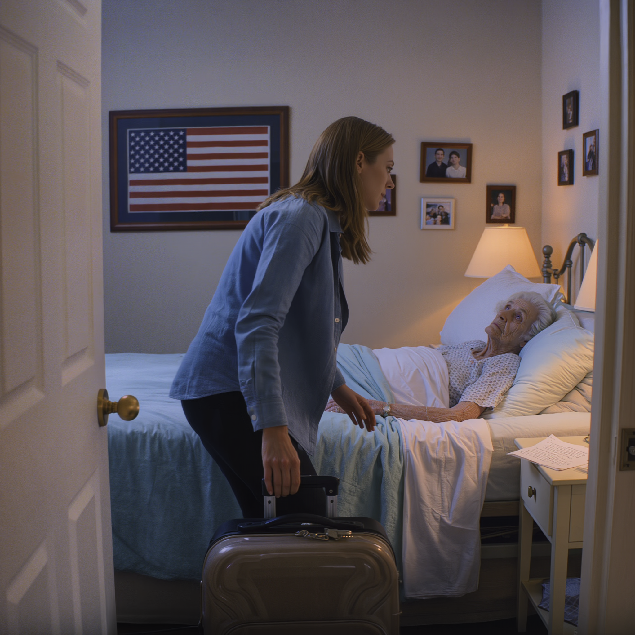 “Take care of Grandma.” — When I got back from the trip, my husband and my mother-in-law had left a note: “Please stay with her.” I found his grandmother extremely weak. Then she squeezed my hand and whispered, “Help me uncover the truth. They have no idea who I really am.”