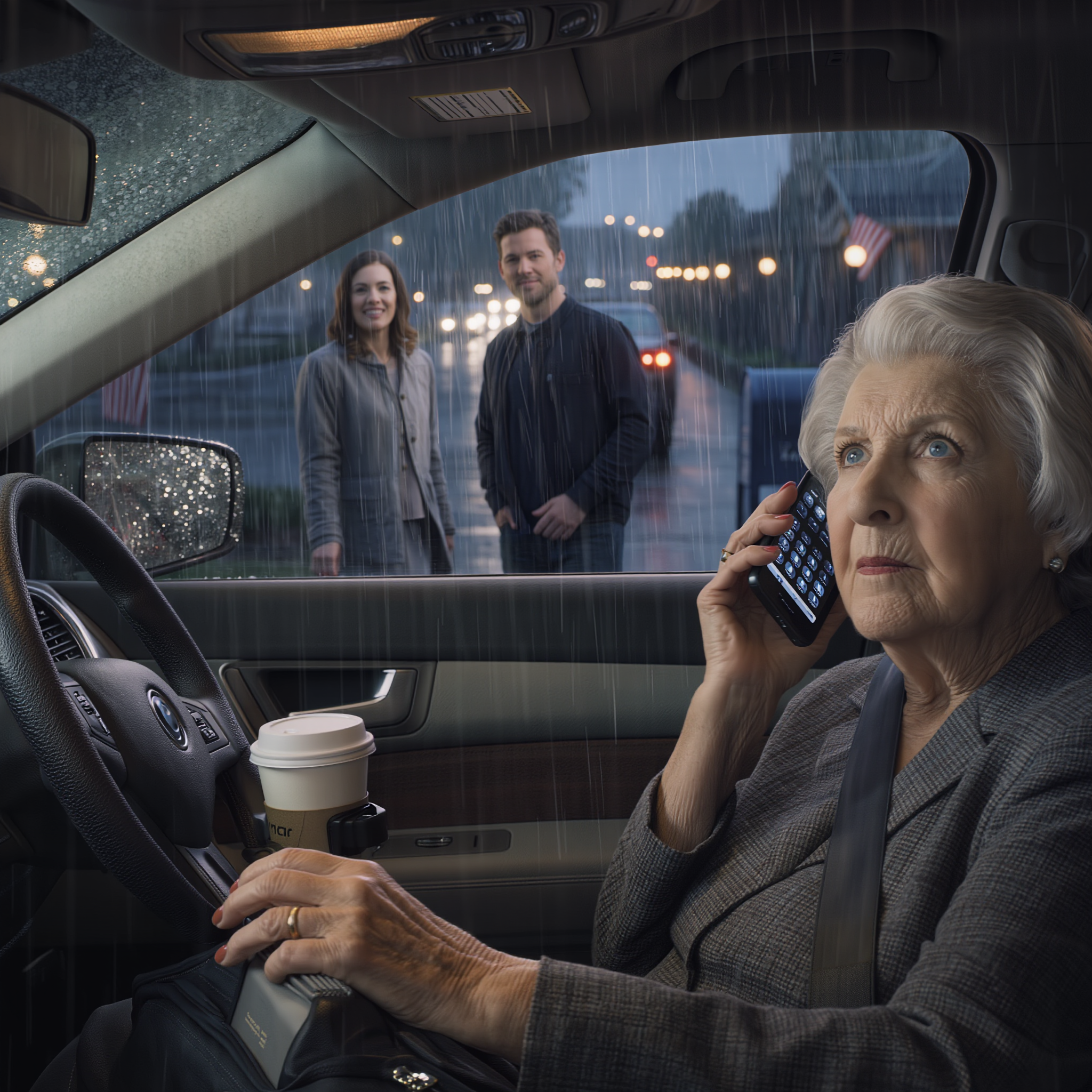 ‘We can’t host you right now,’ my son said, blocking the doorway like I was a problem he didn’t want inside. My daughter-in-law stood behind him with that relieved little smile like my absence was the plan. I didn’t argue. I just carried my overnight bag back to the car and drove off in silence.