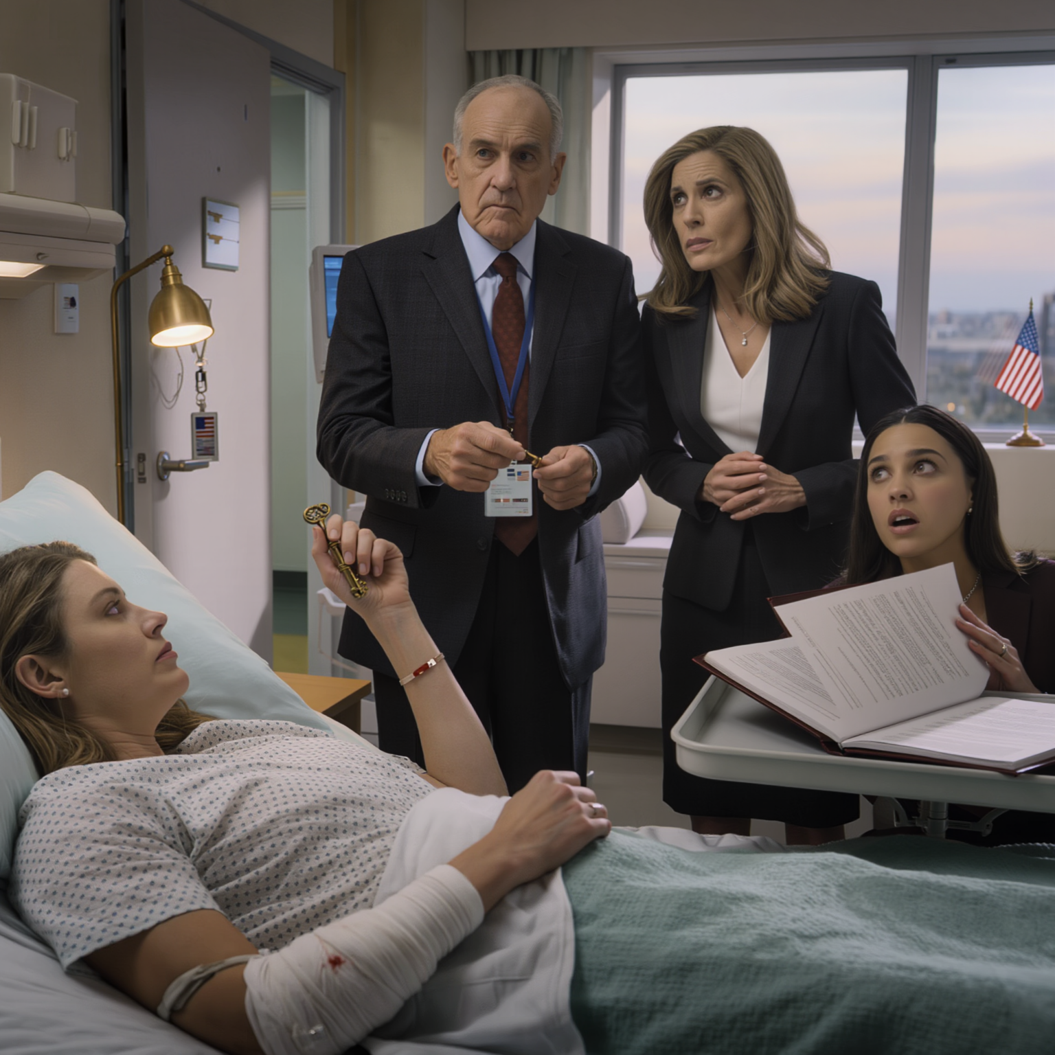 A few days after inheriting $120 million from my grandfather, I survived an accident and thought my parents would rush to check on me. They didn’t. They came demanding the key to his safe and said, ‘You only bring trouble.’ Then they went back to my sister to pressure me while I was still lying in bed. I was silent… until she opened the file and whispered, ‘Oh my God… this is his.’