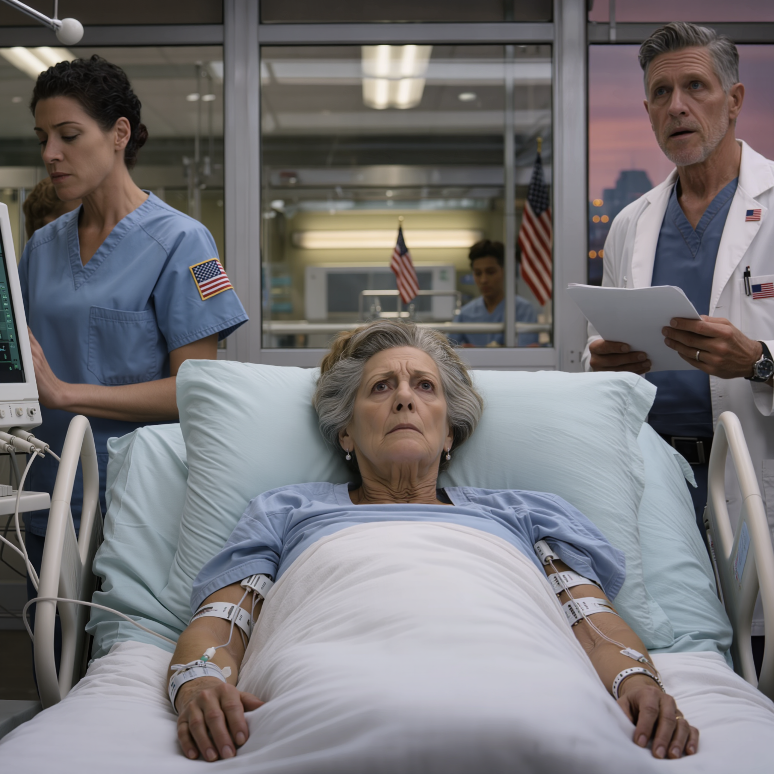 “Just call an Uber, Mom. We’ve got work in the morning.” I clutched my chest and went into St. Mary’s ER alone—the same place I’d worked for nearly 30 years. Six hours later, my cardiologist saw my name and went still: Dr. Colin Matthews, the boy I loved at sixteen who vanished when I was pregnant. Then he called my 36-year-old twins… and one truth turned the ICU completely silent.