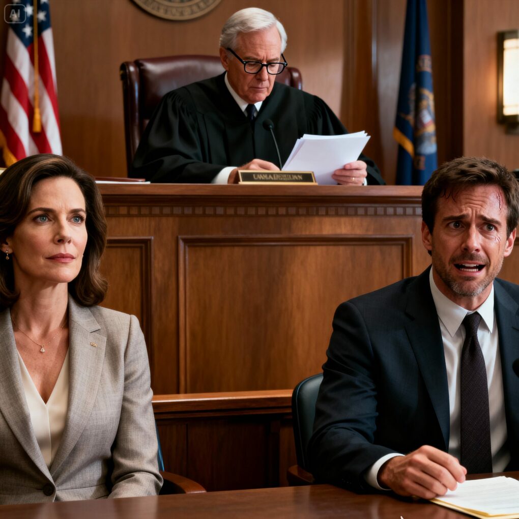 My husband laughed when he slid the divorce papers across the table. “You’ll walk away with nothing,” he sneered, already celebrating. I stayed silent—until the courtroom fell quiet. The judge looked up, adjusted his glasses, and said, “Before we proceed, we need to address Mrs. Carter’s assets.” My husband’s smile froze. That was the moment he realized… he had married the wrong woman to underestimate.