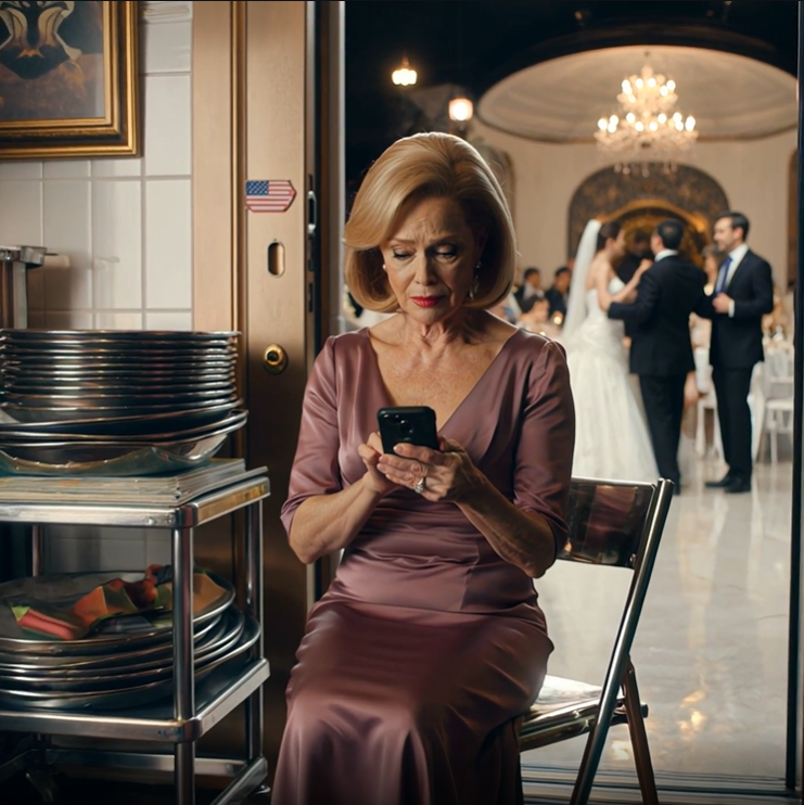 At my son’s wedding, the bride sat me in the kitchen. I paid for everything. I smiled, stayed quiet… canceled the band, bar, and flowers…