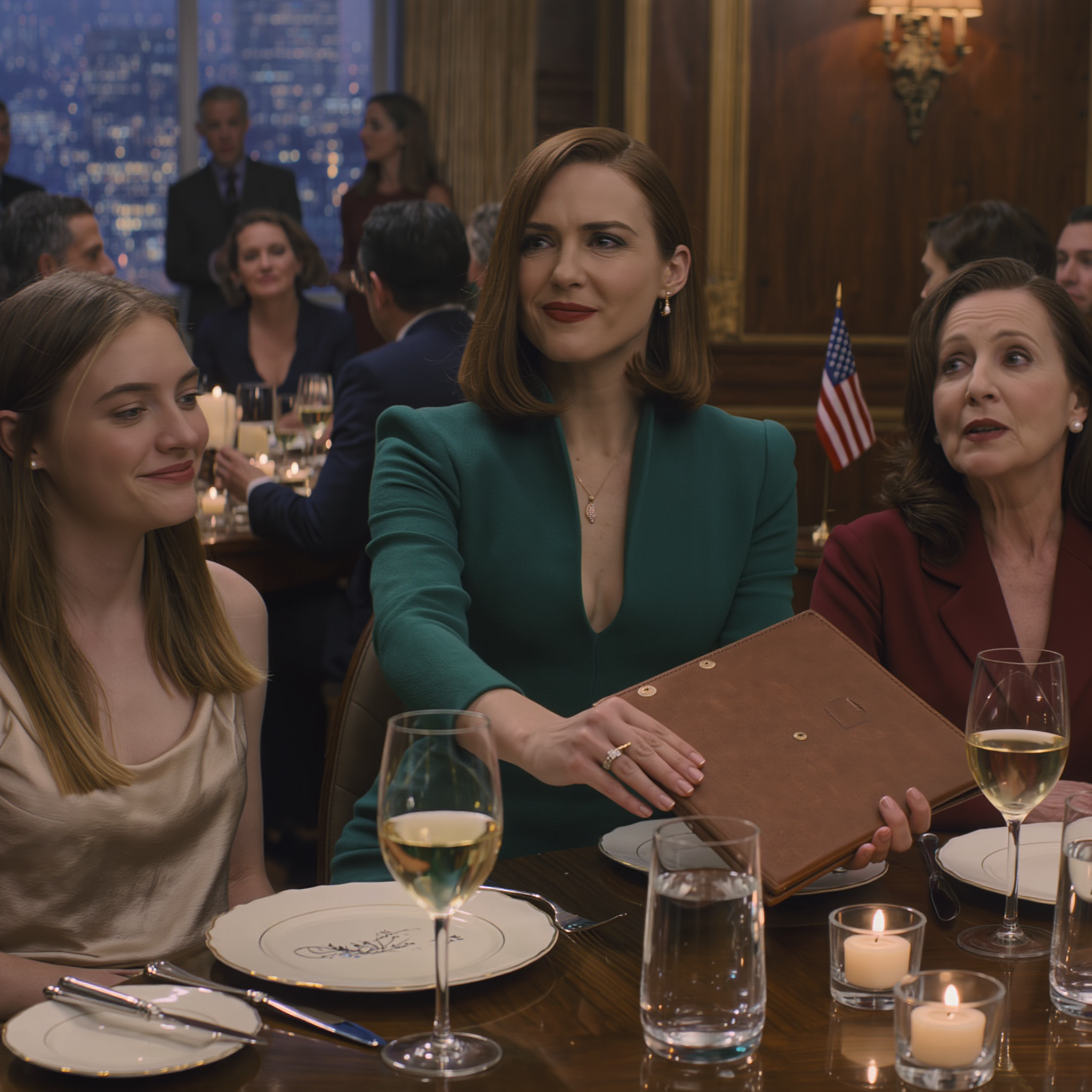 They pushed the $3,450 total toward me at my sister’s birthday… My mom raised her glass: ‘She’s the daughter I’m proud of.’ Then the waiter placed the slip showing $3,450 right in front of me, like it was the most natural thing in the world. My sister just smirked while everyone waited. I stood up—and slid it back…