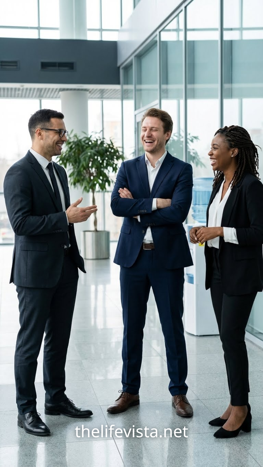 Probably here begging for a job,” my brother-in-law joked to his coworkers. “That’s my wife’s…