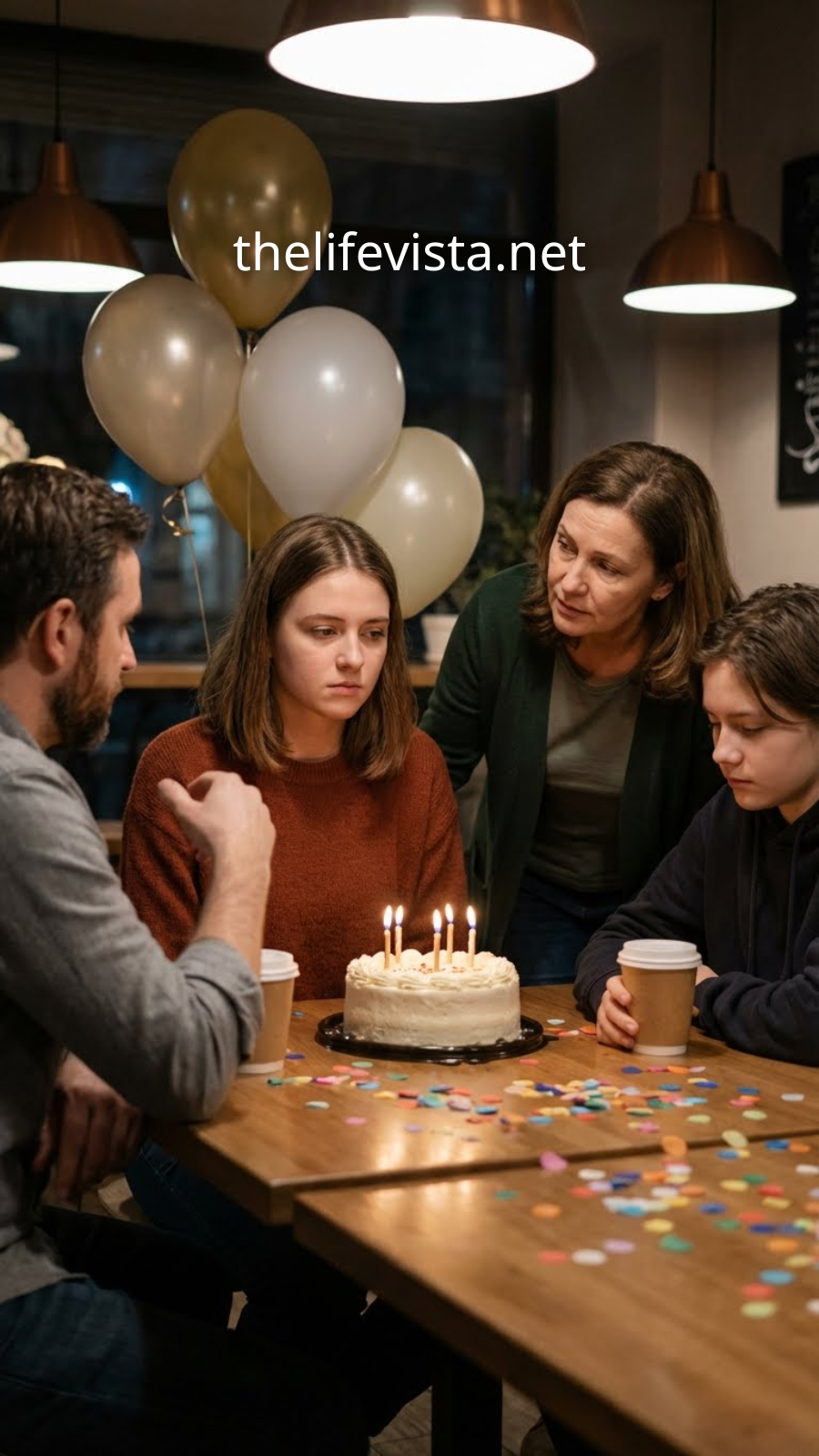 At My Birthday Party in a Café, I Heard My Mom Whisper to My Brother, “While Everyone’s Here, Go Change Her Locks…”