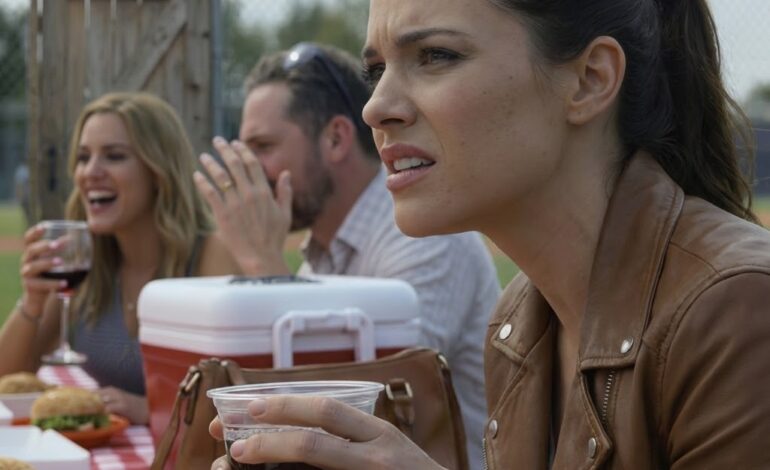 During a family picnic at a suburban park, my sister tapped her wine glass: “A toast to the one who always shows up—broke, desperate, still trying to prove herself!” My parents laughed so hard they choked. I lifted my plastic cup of soda, answered with one sentence that froze the whole table, even the birds went quiet. I didn’t argue, just smiled and walked away… and that night I tapped a button in an app—by the next morning, my whole family started calling nonstop.