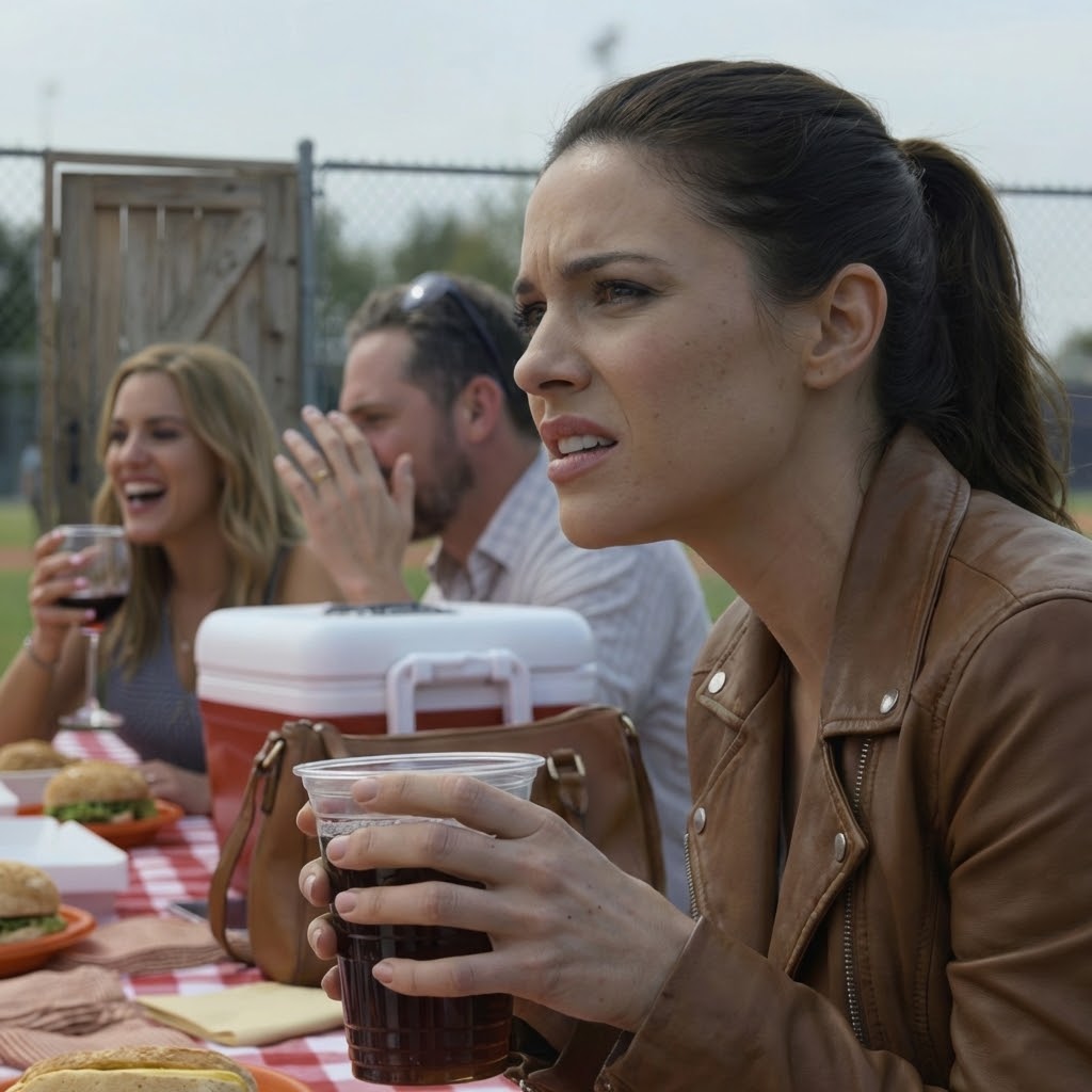 During a family picnic at a suburban park, my sister tapped her wine glass: “A toast to the one who always shows up—broke, desperate, still trying to prove herself!” My parents laughed so hard they choked. I lifted my plastic cup of soda, answered with one sentence that froze the whole table, even the birds went quiet. I didn’t argue, just smiled and walked away… and that night I tapped a button in an app—by the next morning, my whole family started calling nonstop.