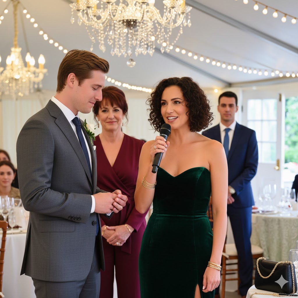 At my fiancé’s estate dinner, his mother leaned in and whispered, “She looks like the help,” and I smiled through the sting—because Marcus still didn’t know who I really was, and I planned to keep it that way until the night he slid a too-flashy ring onto my finger and pushed me toward a microphone under crystal lights, right as an old family friend kept staring like he recognized my name.