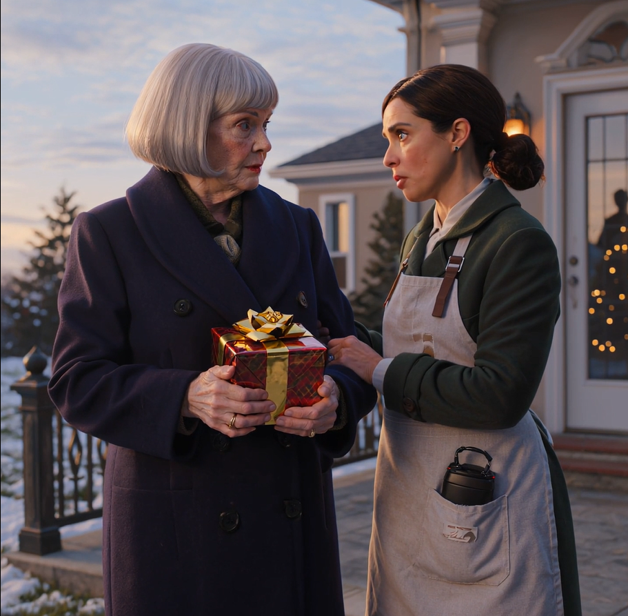 After a year of my son’s silence, he summoned me to dinner at his Beverly Hills mansion—and his housekeeper grabbed my coat on the front steps, whispering, “Please don’t walk through that door.”