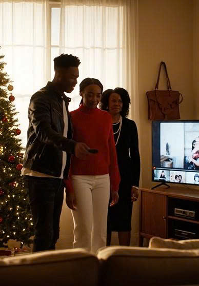 My Husband Grabbed A Belt To Force Me To Confess To Cheating In Front Of The Entire Family, So Without Saying A Word, I Played A Video On The Living Room Tv Of My Mil And My Bil IN THE MIDDLE OF THEIR OWN INTIMATE ACT.