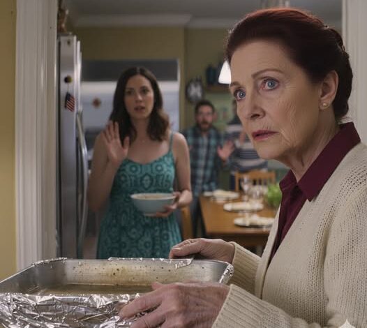 My daughter said coldly, “You’ll eat after everyone else.” I didn’t argue, I didn’t cry. I just carried the roast I’d marinated for 8 hours straight out the front door in front of the whole family, leaving only forks scraping porcelain and empty stares behind. That night she called nonstop, and I sat by the window, opened the folder, changed the passwords, and decided who still deserved a place in my life.