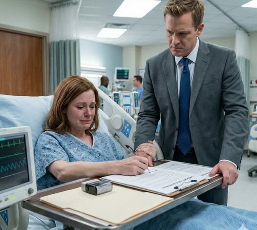 From my hospital bed, tubes hissing, my husband gripped my hand and whispered, “Sell the house… or you won’t make it.” I signed with shaking fingers, believing love was saving me. The second the money landed, he vanished—only divorce papers left on my tray like a cruel joke. Nurses expected tears. I gave them a smile. I opened my phone and typed one line: “Check the account again.” Now he’s calling nonstop, voice cracking, because he finally understands—he didn’t steal what he thought he stole. And I’m just getting started.