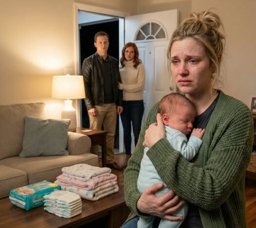 Three months postpartum, I was still bleeding when the front door clicked open. My husband didn’t even look guilty. He just said, calm as weather, “She’s moving in. I want a divorce.” Behind him, her smile bloomed—soft, smug, permanent—like my home was already hers. Something inside me went quiet. I picked up the pen and signed. Then I looked up and whispered, “Congratulations.” Months later, they saw me again. His face went paper-white. I tilted my head, smiled, and asked, “Miss me?”