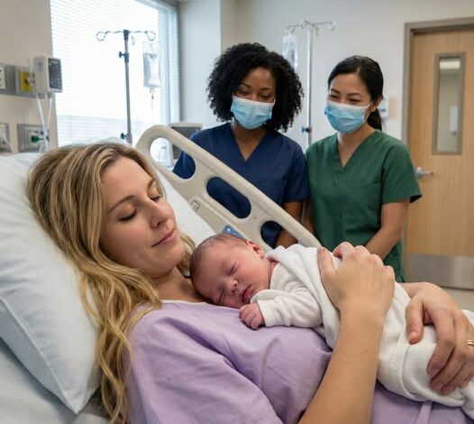 I called my mom right after giving birth to my daughter. She laughed, “I’m busy with your sister’s birthday party! Why bring more trash like you into the world?” My sister yelled in the back, “You ruined my special day! What a selfish time to give birth!” I hung up with a shaking voice and held my baby while fighting tears. But the next day, they stood in front of me… begging.