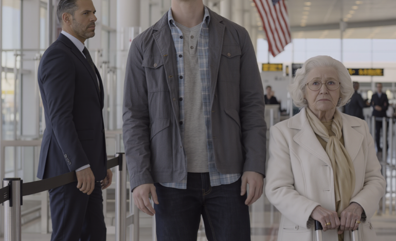 My grandma spent $30,000 to join our family’s Europe trip. But at the airport, my dad said, ‘I forgot your ticket—just go home.’ The way everyone avoided her eyes told me it wasn’t an accident. I stayed with her. Three weeks later, my parents came back—and the whole family froze, like they were holding their breath, when they saw me standing beside a man. Because…