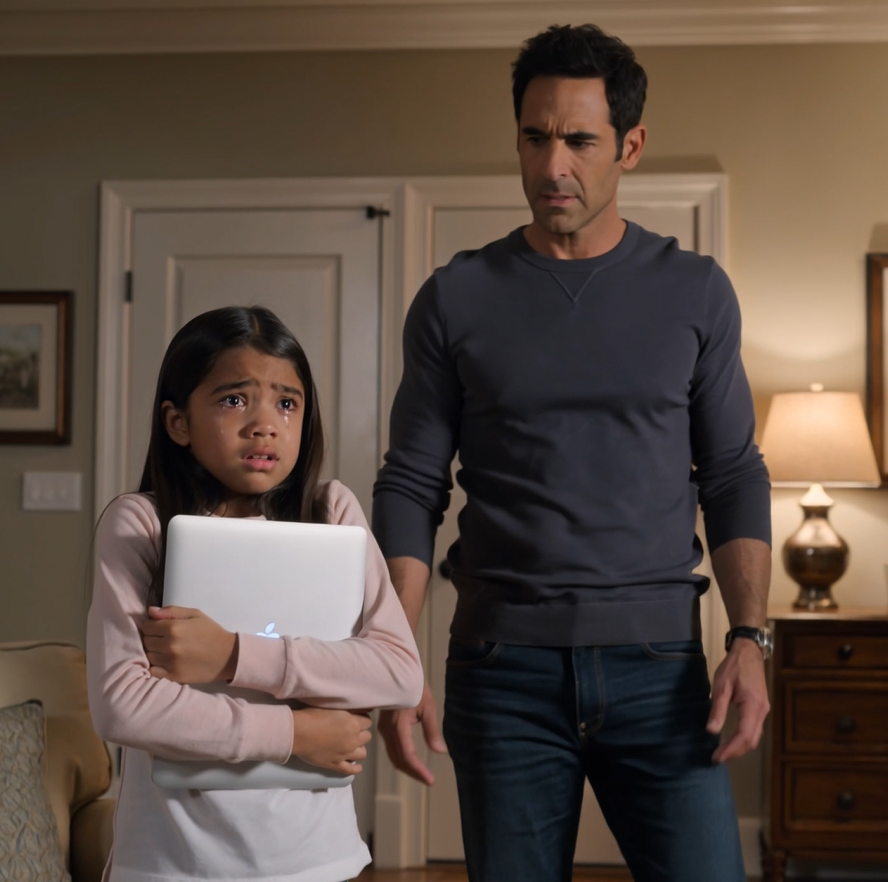 Min svärmor bestämde sig för att min 9-åriga dotter skulle ge henne 1 600 $ MacBook till sin kusin som en “-present,” sa sedan till henne, “Om du inte vet hur man delar, så kanske du inte borde ringa mig Mormor längre.” Vid midnatt hittade jag Grace på hennes sovrumsgolv som svepte in den bärbara datorn, min man stod i dörröppningen med en blick som jag aldrig sett förut, och familjen som hade lutat sig mot hans pengar i flera år hade ingen aning om att reglerna var på väg att ändras…