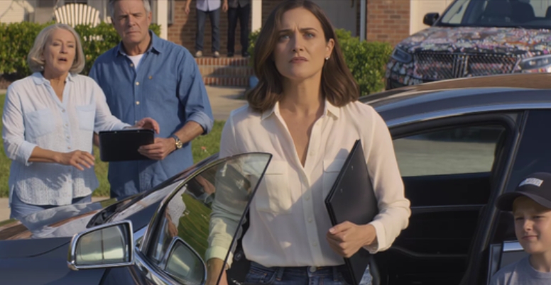 My family sang to my brother on my birthday and treated me like I was the help, but the morning after my dad saw my $95,000 Tesla online, he called and said, “Where did you get the money? Family meeting. Tomorrow. 7 p.m.” — and when I pulled into their driveway with a black folder on the passenger seat, nobody in that house understood who was about to answer that question.