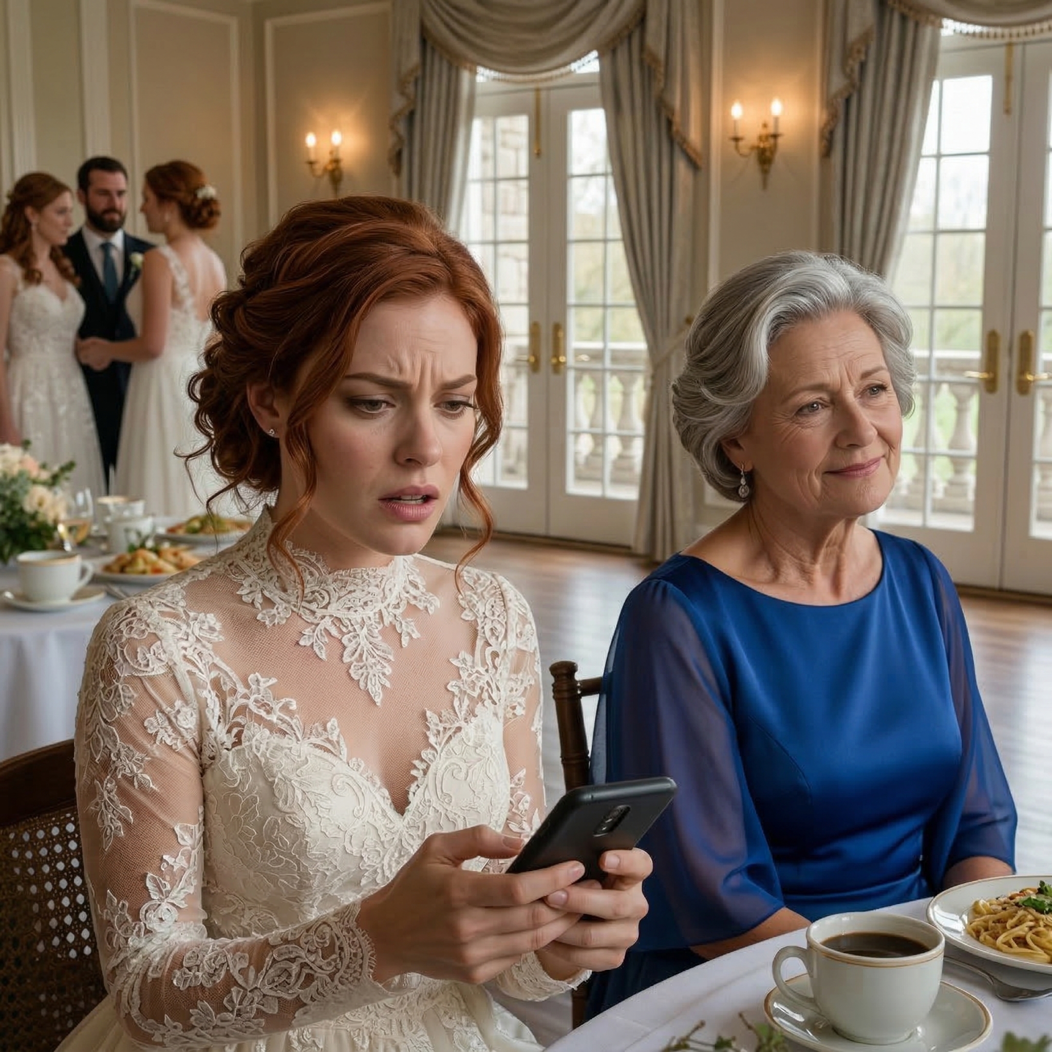 Efter min systers bröllop öppnade jag min bankapp och såg mitt konto torkas rent, varje dollar i mitt hus handpenning borta, och min mamma log bara och sa, “Du är ung, du kommer att tjäna tillbaka den,” så jag satte ner min gaffel och svarade, “Då är jag säker på att du inte har något emot vad som händer härnäst,” och precis när hon skrattade ringde min telefon — och den här gången, personen i andra änden ringde inte för att säga åt mig att lugna ner mig