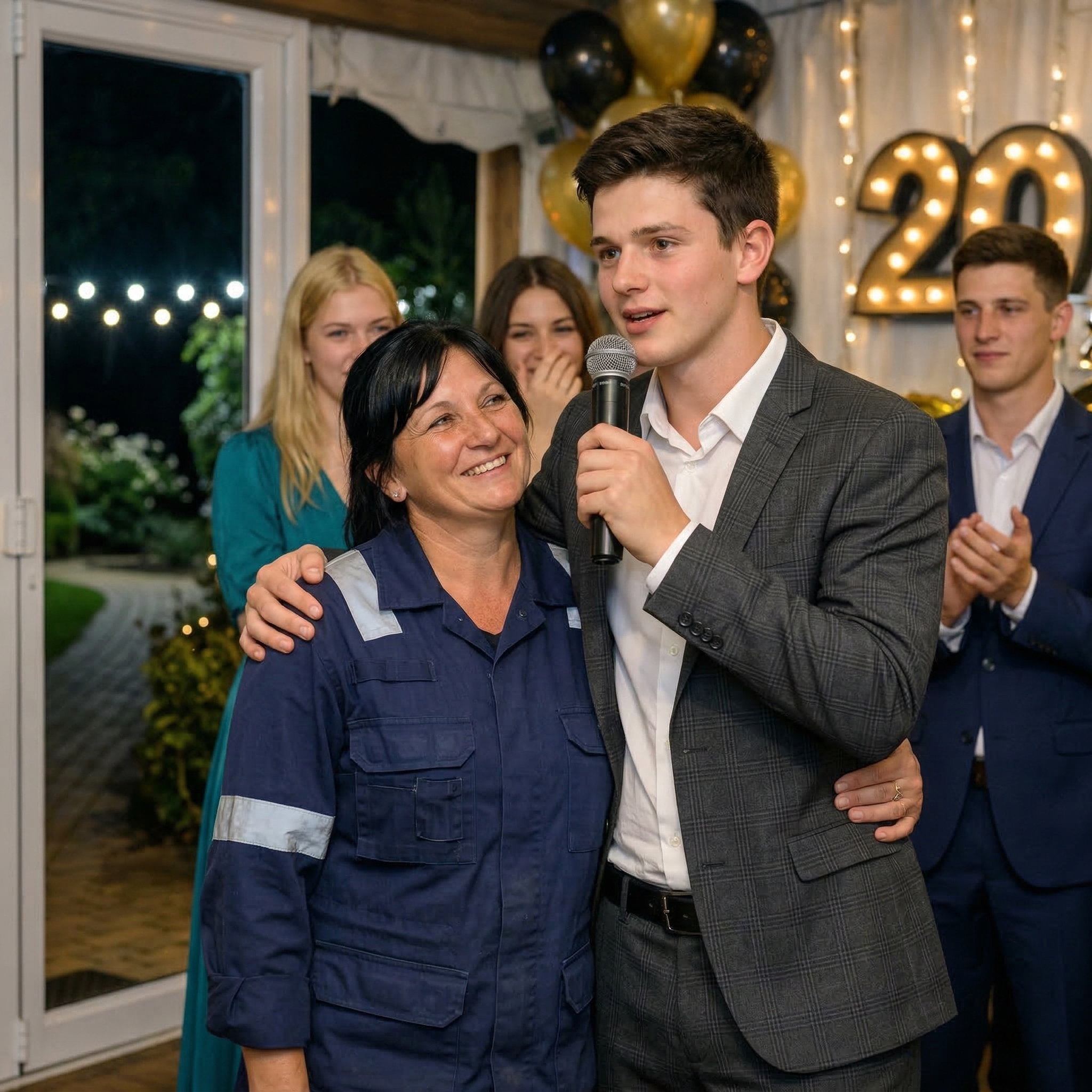 Throughout my school years, my classmates laughed at me just because my mother worked on the garbage truck. But at the graduation ceremony, I grabbed the microphone and said a few words that made the whole room freeze