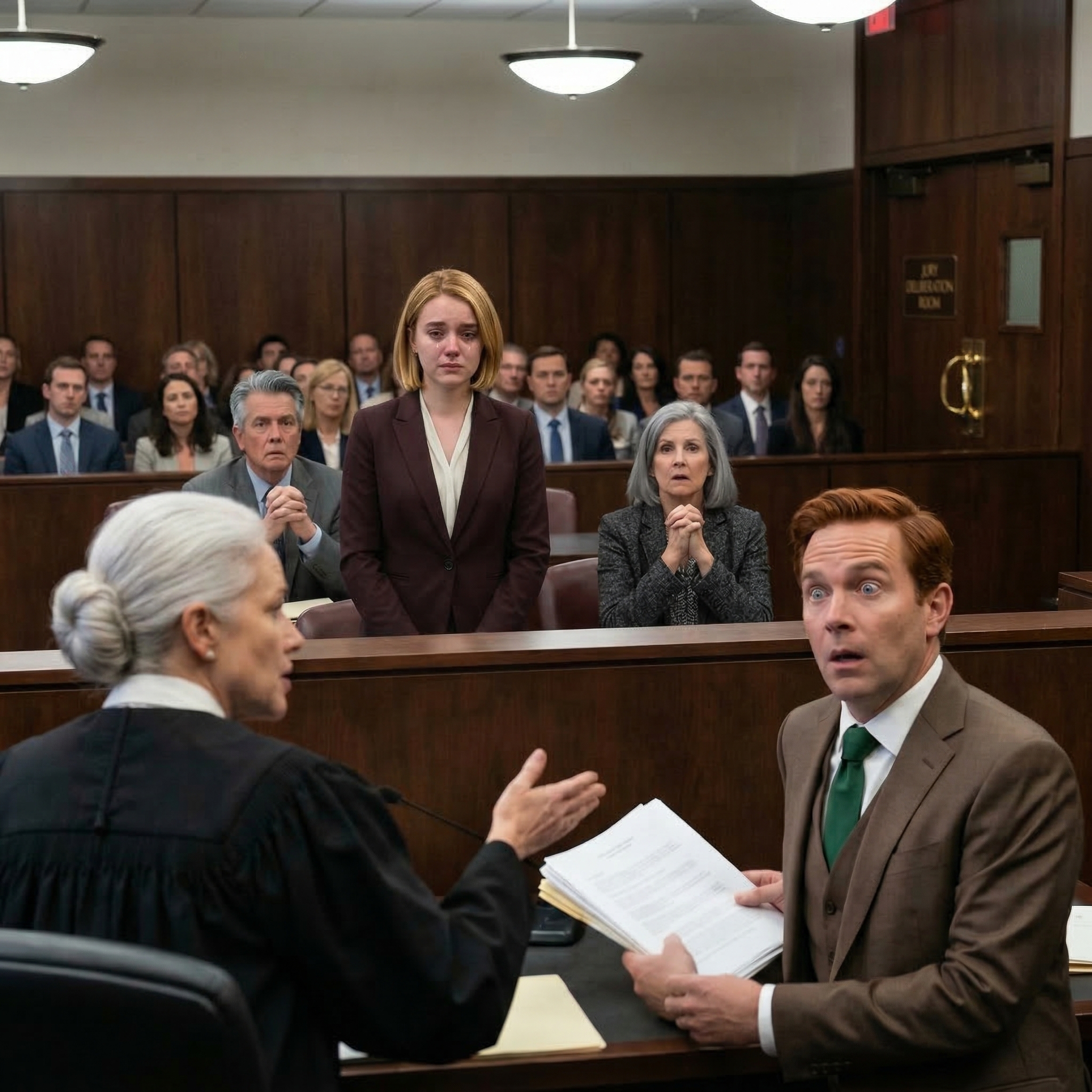 I stayed silent when my mother looked straight at the judge and said, ‘She’s just a useless daughter.’ My father didn’t even blink. Then the judge turned to their attorney and asked, ‘Do you really not know who she is?’ Everything changed. Their lawyer froze. My parents went pale. In that second, the truth they had buried for years was finally about to tear them apart—and I was done protecting them.