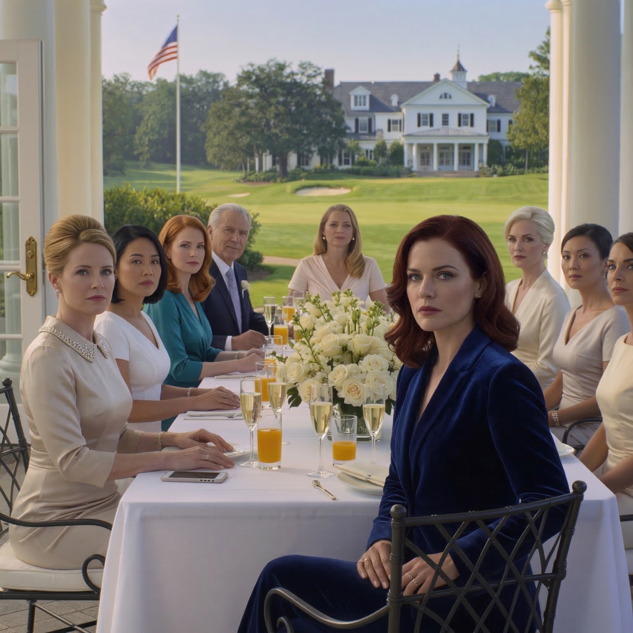 “Vi kan inte låta dig förstöra våra bilder,” sa min syster vid brunchen, och bordet nickade som om det var uppenbart att jag skulle “se konstig ut.” Då ringde min telefon: “Ms. Thompson, det här är Carlton Estate – bekräftar att din systers bröllop ställts in?” Jag satte på högtalare. Min syster blev blek när hon insåg att hennes bröllopsplanerare fungerade för mig…