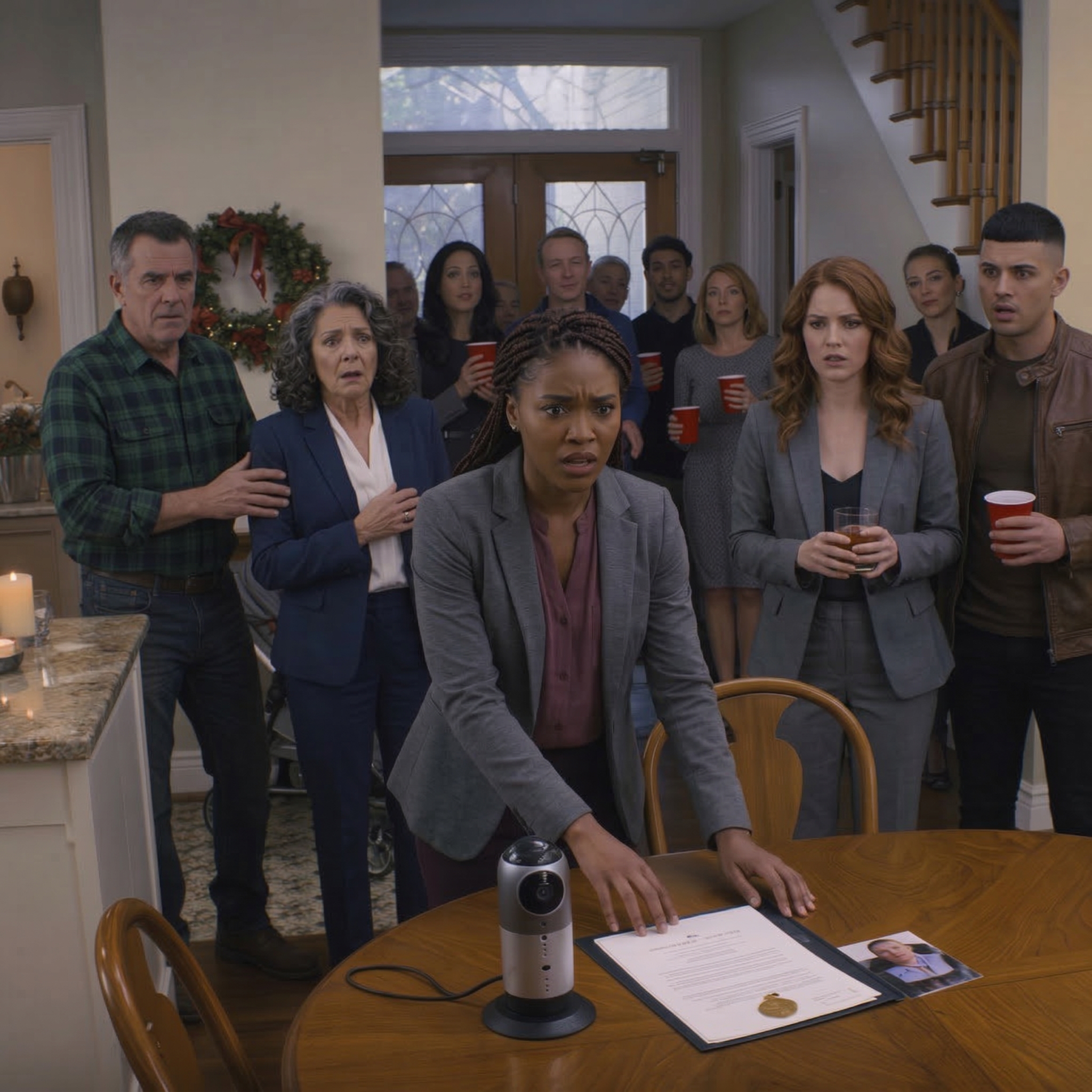 They threw a housewarming party in my living room, told strangers I never helped, and froze when I walked back in carrying the one document they never thought to check.