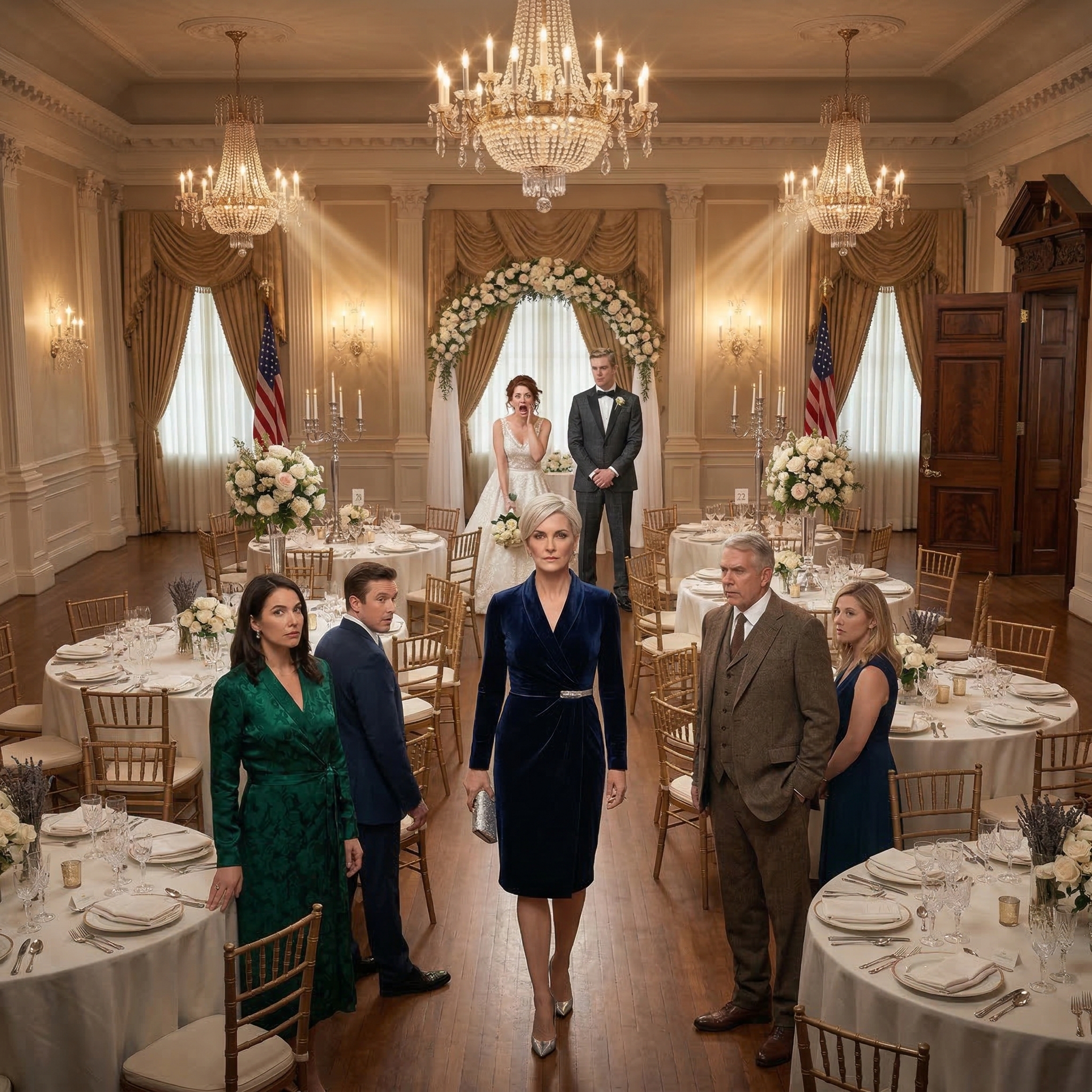 The night before our wedding, my fiancé looked me in the eye and said, ‘My parents found someone better for me.’ Better. That one word destroyed everything. A year later, I walked into his wedding uninvited—calm, flawless, untouchable. Then the bride saw me. Her bouquet slipped from her hands as she screamed, ‘No… she can’t be here!’ And in that moment, I knew this wedding was about to become a disaster.