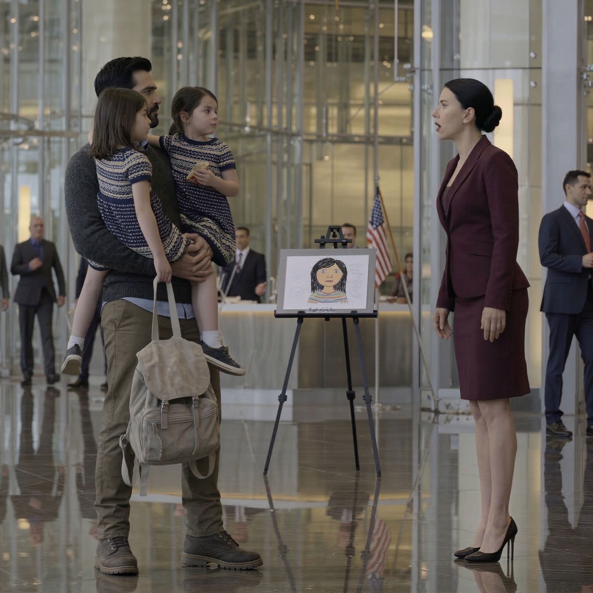 Vd frågade, “Varför ser din dotter ut som jag?” — Och den ensamstående pappans svar förändrade allt.