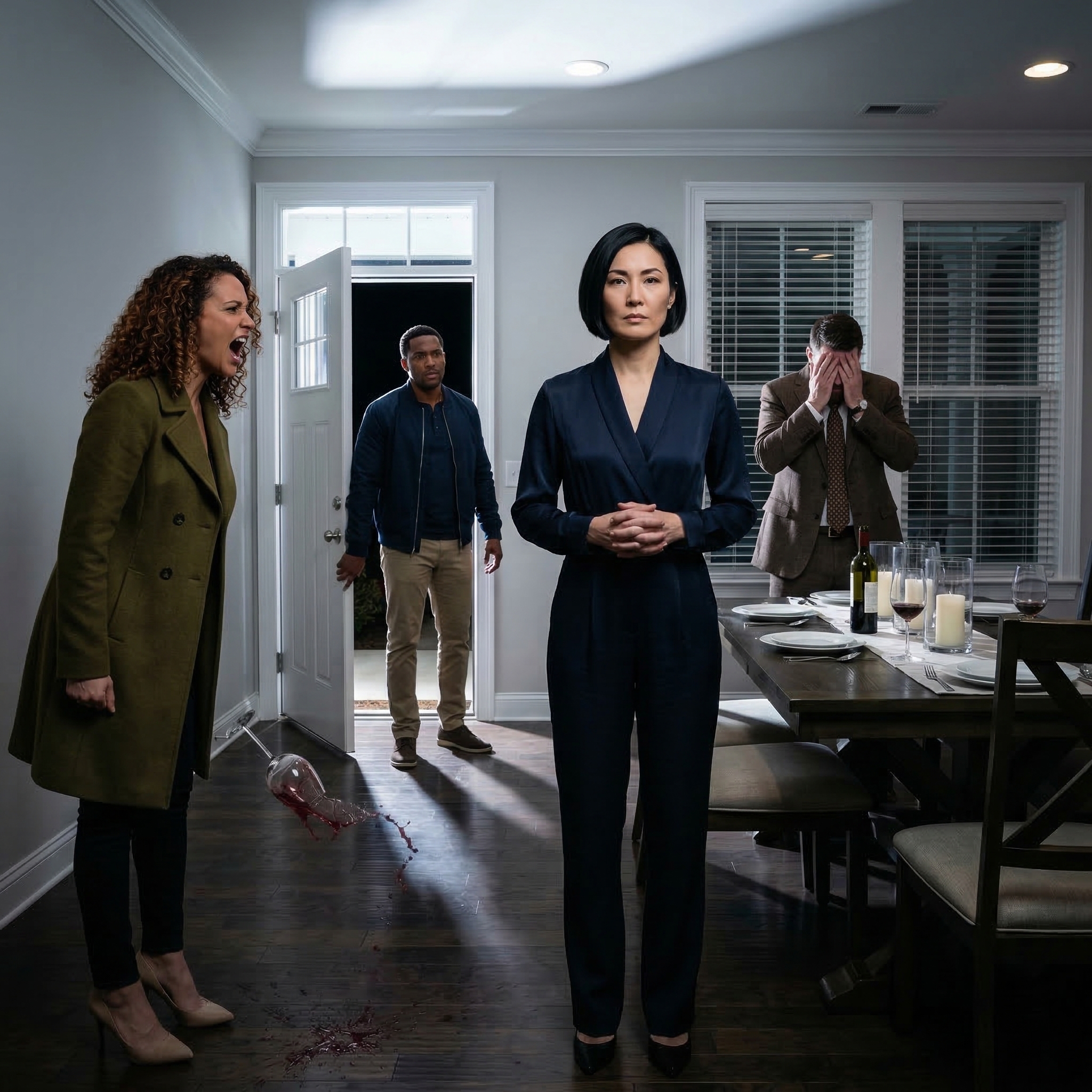 Min man tog hem sin älskarinna, så jag tog med någon också. Men när min gäst klev fram fick min mans älskarinna panik, tappade sitt vinglas och skrek: ‘Man…?!’