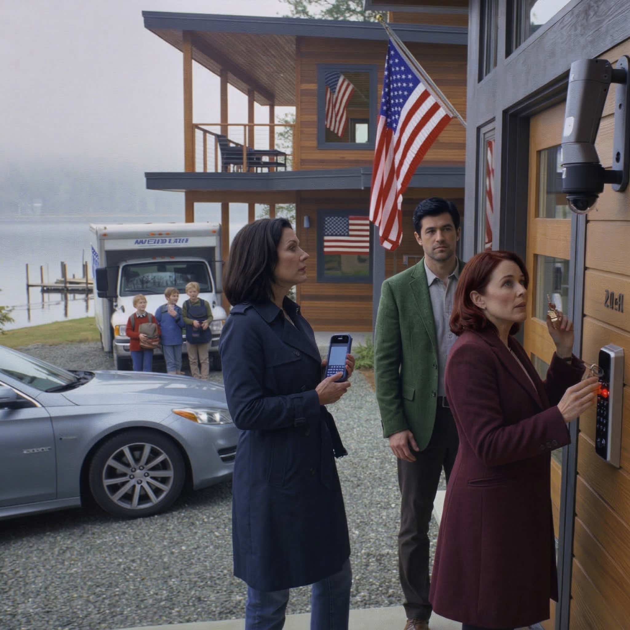 “Vi flyttar in på fredag,” log hon. “Min man har redan lovat.” Men när rörelsesensorn pep—okänd åtkomst—tryckte jag på inspelning. De hade ingen aning om vad jag hade redo där inne.